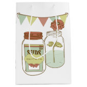 Nurture mason potje en banner giftbag medium cadeauzakje (Voorkant)