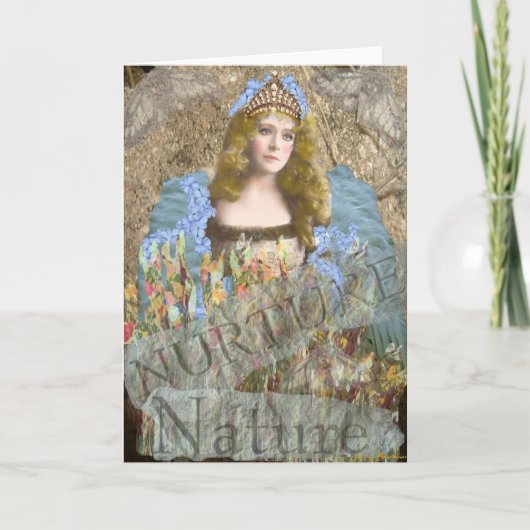 Nurture natuur notecard kaart (Voorkant)