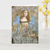 Nurture natuur notecard kaart (Gele Bloem)