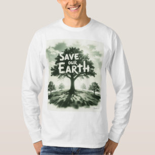 Nurture Our Planet: een oproep om de Natuur te bes T-shirt
