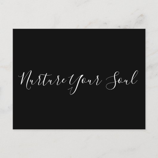 Nurture Your Soul Briefkaart (Voorkant)