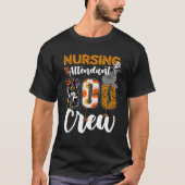 Nurzing Attendant Boo Crew Halloween Matching T-shirt (Voorkant)