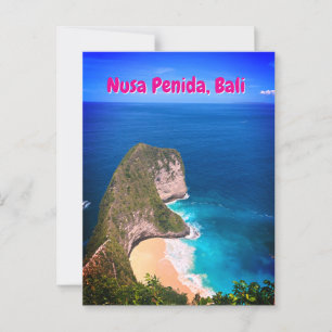 Nusa Penida, het strand van de dinosaurus Briefkaart