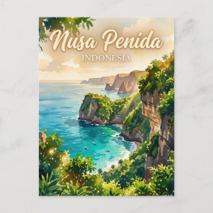Nusa Penida Indonesië Briefkaart