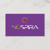 NuSpira Visitekaartje (Achterkant)