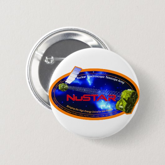 NuSTAR (Nuclear Spectroscopic Telescope Array) Ronde Button 5,7 Cm (Voorkant /achterkant)