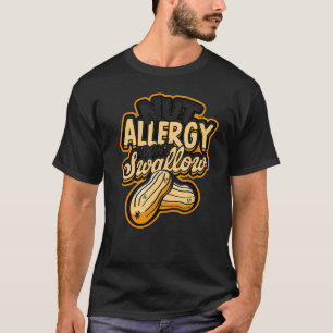 Nut Allergy Ik heb geen Nutty Glutenvrije pinda T-shirt