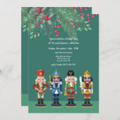 Nut Crackers Fête Invitation (Devant / Derrière)