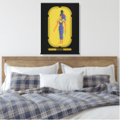 Nut Egyptian Goddess Canvas Print (Insitu (Slaapkamer))