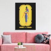 Nut Egyptian Goddess Canvas Print (Insitu (Woonkamer))