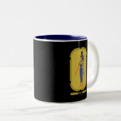 Nut Egyptian Goddess Two-Tone Coffee Mok (Voorkant rechts)