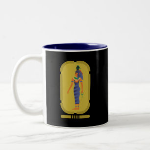 Nut Egyptian Goddess Two-Tone Coffee Mok