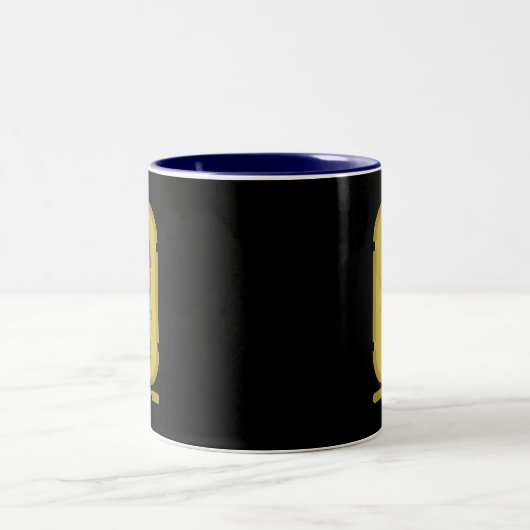 Nut Egyptian Goddess Two-Tone Coffee Mok (Center)