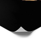 Nut Hoesje Funny Peanut Puns Dark BG Poster (Hoek)
