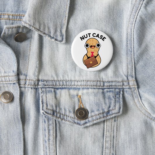 Nut Hoesje Funny Peanut Puns Ronde Button 5,7 Cm (In situ)