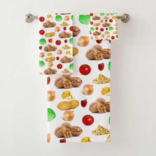 Nut Salad Bathroom Towel sets Bad Handdoek (Insitu)