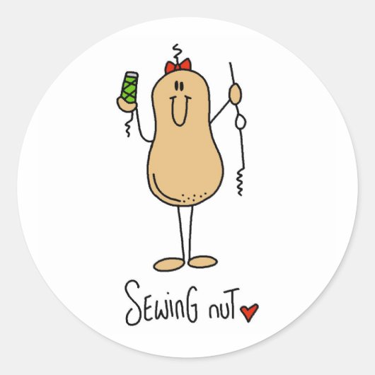 Nut T-shirts en schenkingen Ronde Sticker (Voorkant)