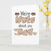 Nut vaders dag vader liefde Mannen Kaart (Gele Bloem)