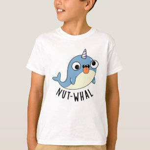 Nut-whal Grappige Narwhal Pun T-shirt
