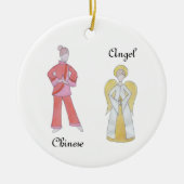 Nutcracker Angel/Chinese Keepomwille Ornament (Voorkant)