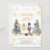 Nutcracker Anniversaire Fête Invitation (Devant)