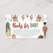 Nutcracker Baby shower Books for Baby Visitekaartje (Voorkant)