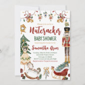 Nutcracker Baby Shower Uitnodiging (Voorkant)