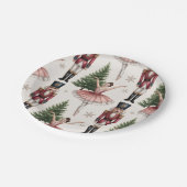 Nutcracker Ballerina ballet dancer christmas tree  Papieren Bordje (Gekanteld)