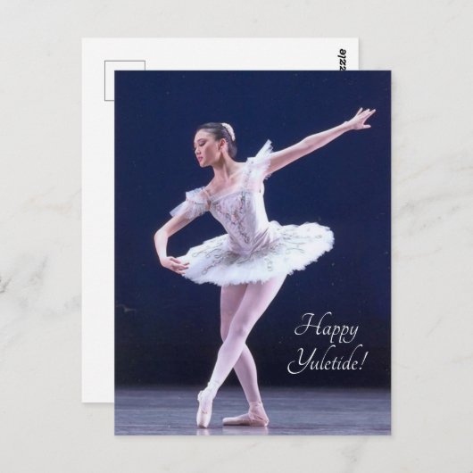 nutcracker ballerina briefkaart (Voorkant / Achterkant)