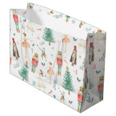 Nutcracker Ballet Afbeeldingen Gift Bag Groot Cadeauzakje (Voorkant Gekanteld)