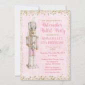 Nutcracker Ballet Anniversaire Invitation (Devant)