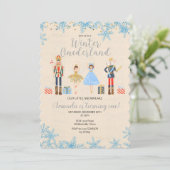 Nutcracker Ballet Anniversaire invitation hiver (Debout devant)