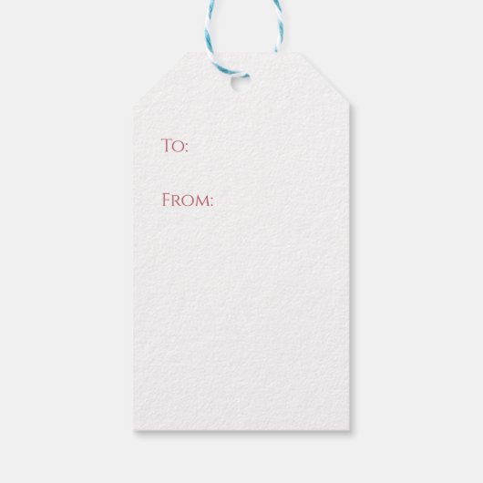 Nutcracker Ballet Ballerina in Blue Tutu Cadeaulabel (Achterkant)
