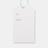 Nutcracker Ballet Ballerina in Green and Pink Tutu Cadeaulabel (Achterkant)