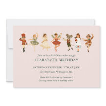 Nutcracker Ballet Blush Roze Verjaardagsfeest Uitn
