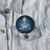 Nutcracker Ballet Fashion-Snow Queen Ronde Button 7,6 Cm (In situ)