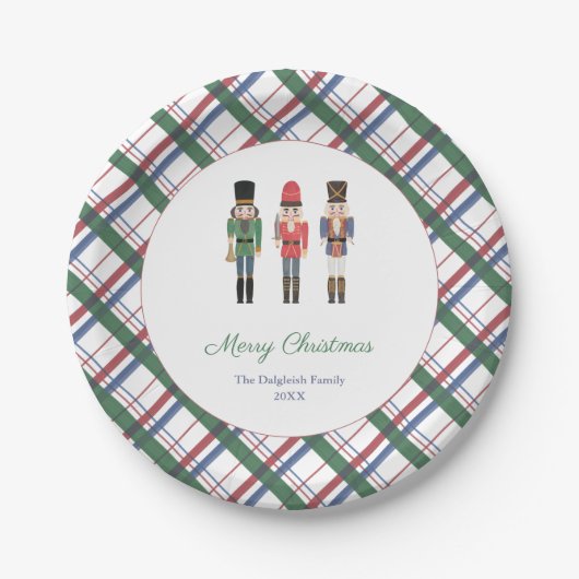 Nutcracker Ballet Feestdagen Brunch Papieren Bordje (Voorkant)