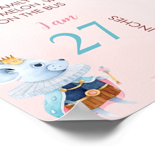 Nutcracker Ballet First Birday Milestone Poster (Coin)