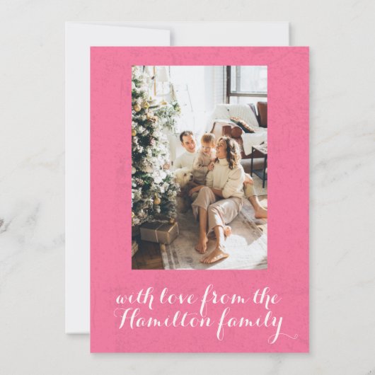 Nutcracker Ballet Foto met kerstmis Kaart (Achterkant)