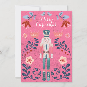 Nutcracker Ballet Foto met kerstmis Kaart