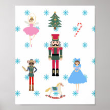 Nutcracker Ballet Illustratie Snowflake Painting