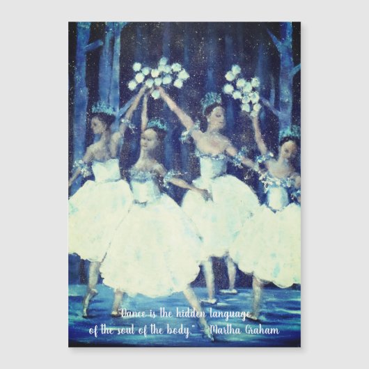 Nutcracker Ballet Inspirerend Quote (Voorkant)