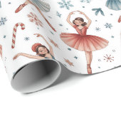 Nutcracker Ballet Kerstmis Cadeaupapier (Rol Hoek)