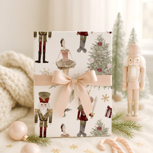 Nutcracker Ballet Kerstmis Cadeaupapier