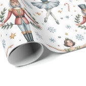 Nutcracker Ballet Kerstmis Cadeaupapier (Rol Hoek)