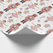 Nutcracker Ballet Kerstmis Cadeaupapier (Hoek)