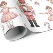 Nutcracker Ballet Kerstmis Cadeaupapier (Rol Hoek)