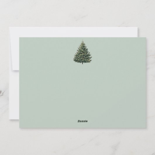 Nutcracker Ballet Kerstmis Feestdagenkaart (Achterkant)