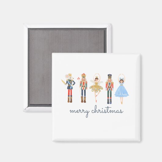 Nutcracker Ballet Kerstmis Magneet (Voorkant / Achterkant)