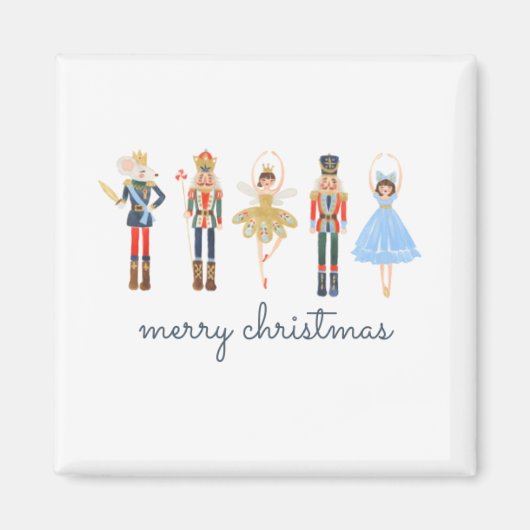 Nutcracker Ballet Kerstmis Magneet (Voorkant)